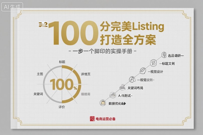 100分完美Listing打造全方案，想要完美listing必须是需要一步一个脚印的-hcnxn