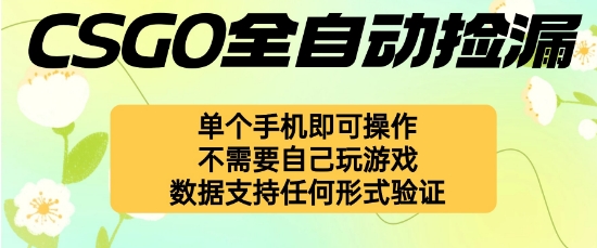 自动挂G捡漏，不用自己挂G不用玩游戏，一个手机即可操作，新手小白轻松月入1W+【揭秘】-hcnxn