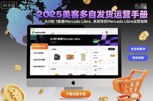 2025美客多自发货运营手册：从0到1精通Mercado Libre，系统性的Mercado Libre运营指南-hcnxn