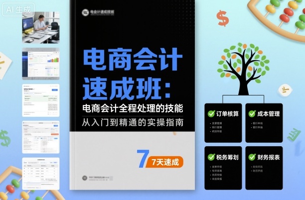 电商会计速成班，电商会计全程处理的技能-hcnxn
