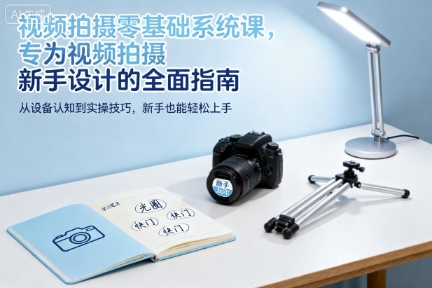 视频拍摄零基础系统课，专为视频拍摄新手设计的全面指南-hcnxn