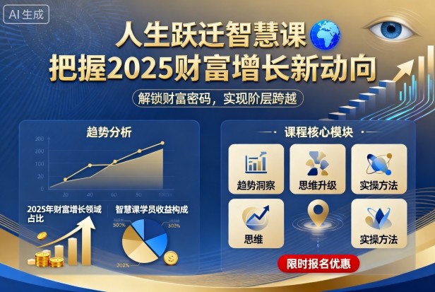 人生跃迁智慧课，把据2025财富增长新动向-hcnxn