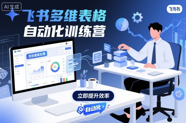 飞书多维表格自动化训练营，手把手教你告别重复处理，用多维表格开启高效办公新模式-hcnxn