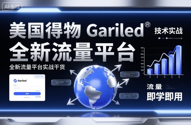 美国得物Gariled技术实战，全新流量平台​实战干货，即学即用-hcnxn