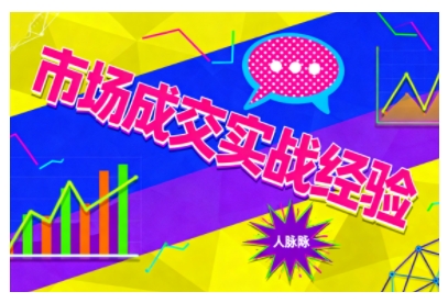 市场成交实战经验，从认知觉醒到实操落地，快速掌握市场开拓与成交核心能力-hcnxn