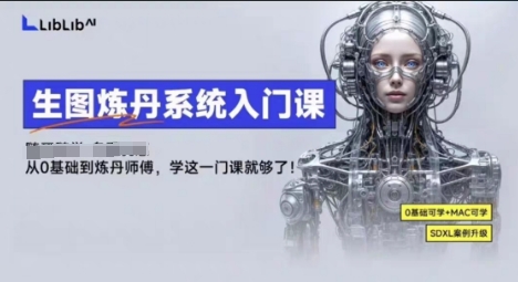 LibLibAI哩布哩布生图炼丹系统入门课，从生图到炼丹，只学这一门就够了-hcnxn