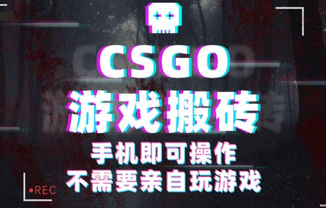 CSGO游戏挂机捡漏，单日扫货500+，年底小高峰上车可吃肉，手机即可操作...-hcnxn