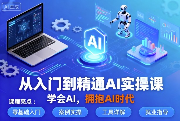 从入门到精通AI实操课，学会AI，拥抱AI时代-hcnxn
