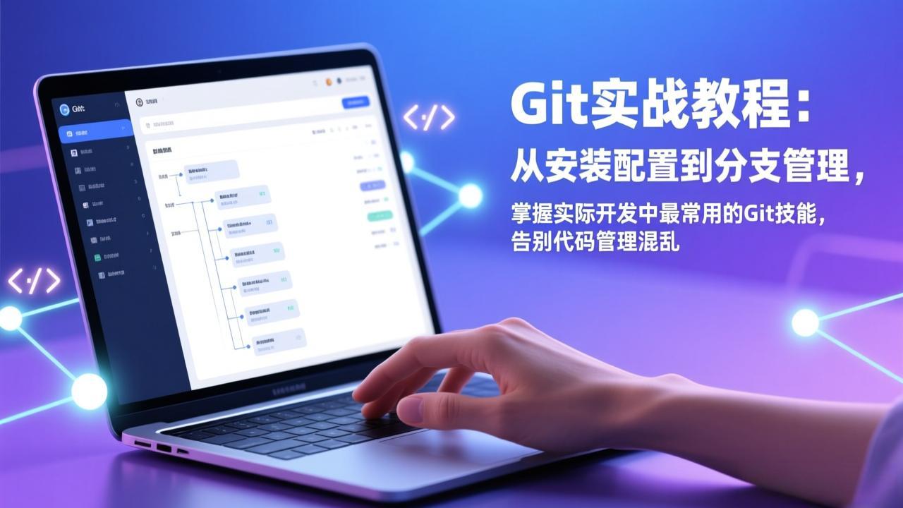 Git实战教程：从安装配置到分支管理，掌握实际开发中最常用的Git技能，告别代码管理混乱-hcnxn