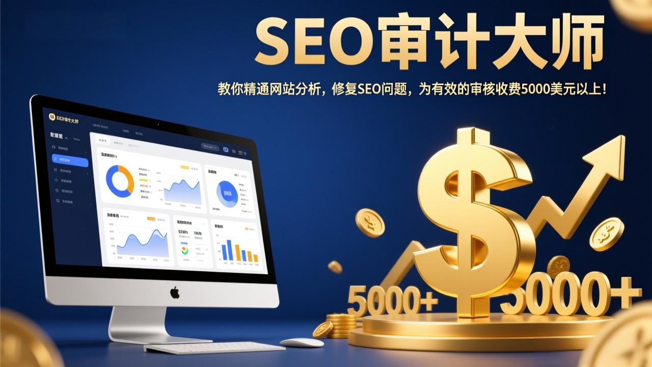SEO审计大师：教你精通网站分析，修复SEO问题，为有效的审核收费5000美元以上！-hcnxn