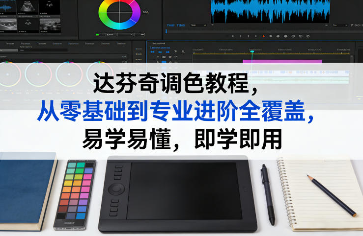 达芬奇调色教程，从零基础到专业进阶全覆盖，易学易懂，即学即用-hcnxn