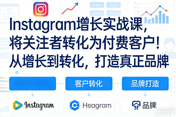 Instagram增长实战课，将关注者转化为付费客户！从增长到转化，打造真正品牌(双语字幕)-hcnxn