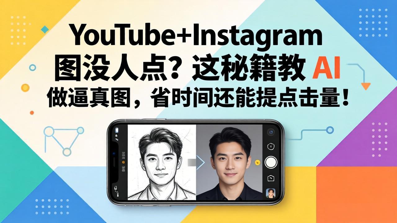 YouTube+Instagram图没人点？这秘籍教 AI 做逼真图，省时间还能提点击量-hcnxn