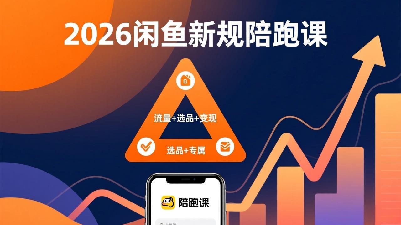 2026闲鱼高阶陪跑课全新上线，带你吃透新规玩转选品流量，从零搭建稳定变现盈利体系-hcnxn