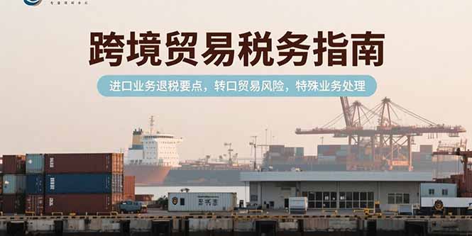 跨境贸易税务指南，进口业务退税要点，转口贸易风险，特殊业务处理-hcnxn