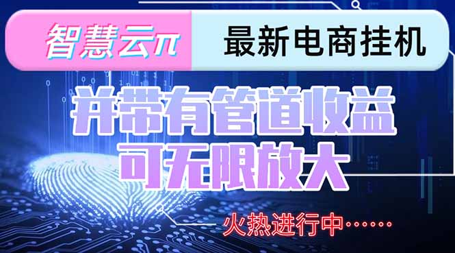 智慧云π电脑挂机单机每天收益300—500+ 并带有团队管道收益 可无限放大-hcnxn