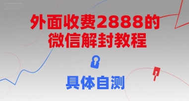 外面收费2888的微信解封教程，具体自测-hcnxn