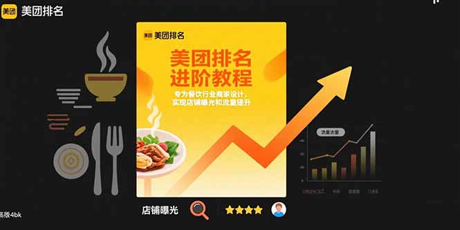 美团排名进阶教程：专为餐饮行业商家设计，实现店铺曝光和流量提升-hcnxn