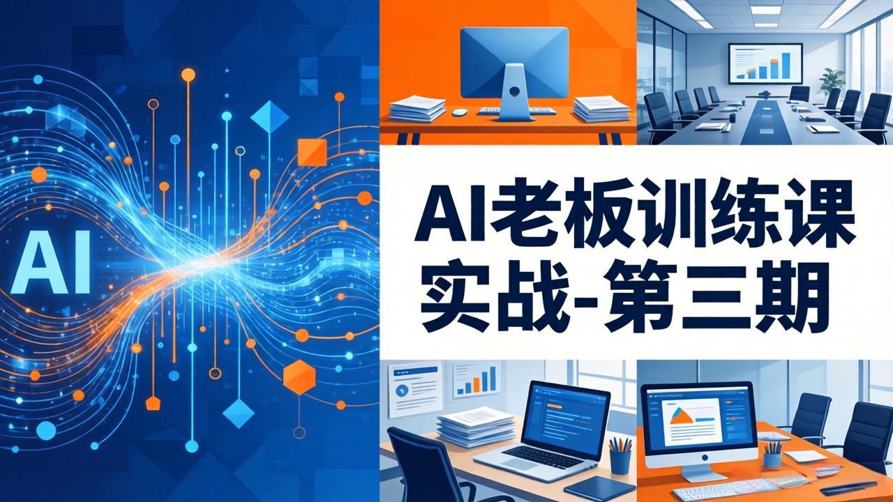 AI老板训练课实战-第三期:AI+内容应用落地教学,从0到1打通AI变现完整路径-hcnxn