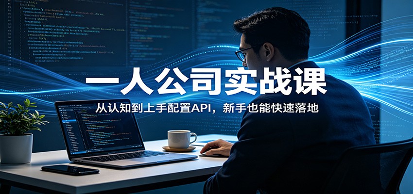 一人公司实战课：从认知到上手配置API，新手也能快速落地-hcnxn
