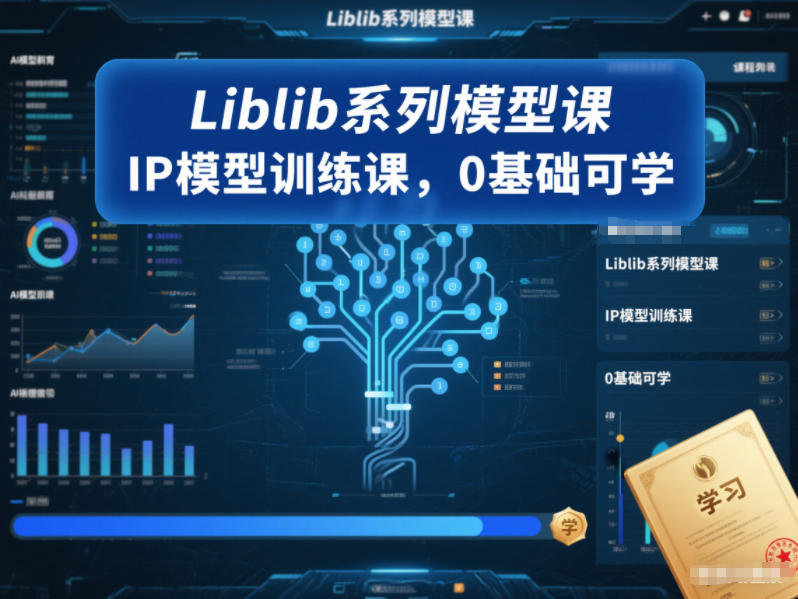 Liblib系列模型课，IP模型训练课，0基础可学-hcnxn