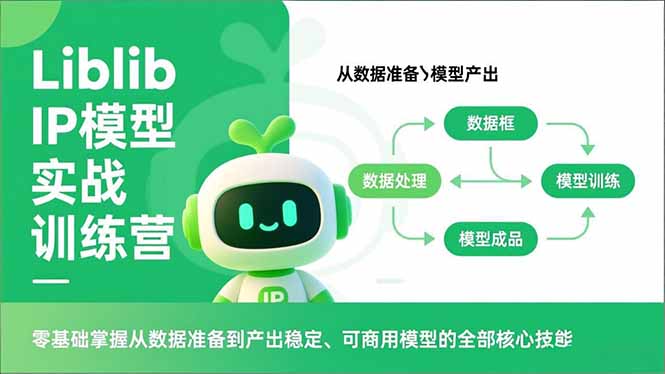 Liblib IP模型实战训练营，零基础掌握从数据准备到产出稳定、可商用模型的全部核心技能-hcnxn