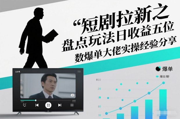 短剧拉新之盘点玩法日收益五位数爆单大佬实操经验分享-hcnxn