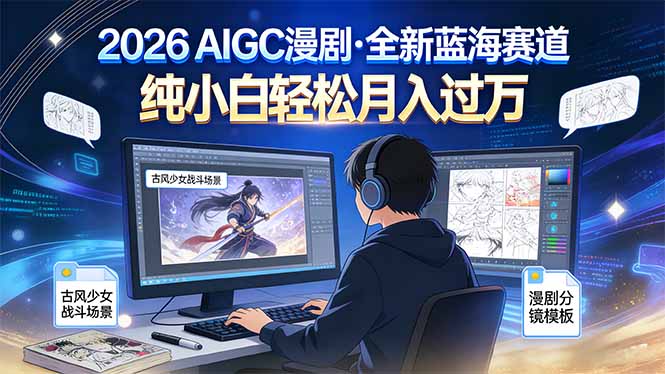 2026年全新蓝海赛道，纯小白轻松月入过万-hcnxn