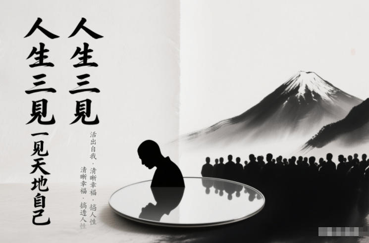 人生三见一见天地见众生见自己，活出自我拥有清晰幸福人生，搞透人性-hcnxn