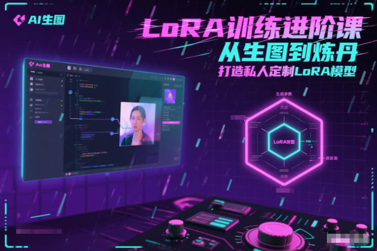LoRA训练进阶课，从生图到炼丹，打造私人定制LoRA模型-hcnxn