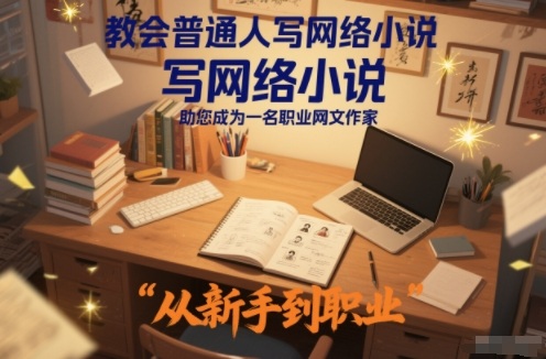 教会普通人写网络小说，助您成为一名职业网文作家-hcnxn