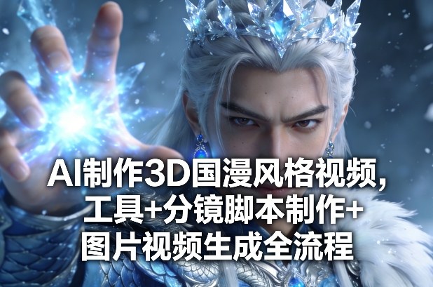 AI制作3D国漫风格视频，工具+分镜脚本制作+图片视频生成全流程-hcnxn