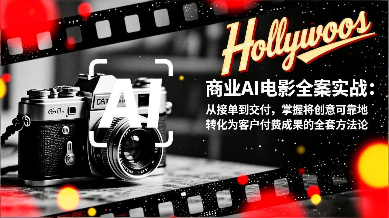 商业AI电影全案实战：从接单到交付，掌握将创意可靠地转化为客户付费成果的全套方法论-hcnxn
