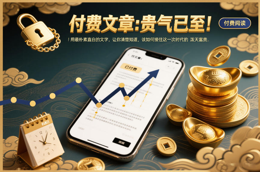 付费文章：贵气已至！用最朴素直白的文字，让你清楚知道，该如何接住这一次时代的泼天富贵-hcnxn