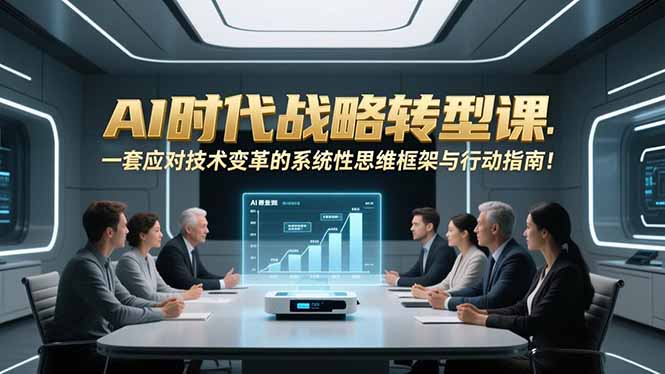 AI时代战略转型课：一套应对技术变革的系统性思维框架与行动指南！-hcnxn