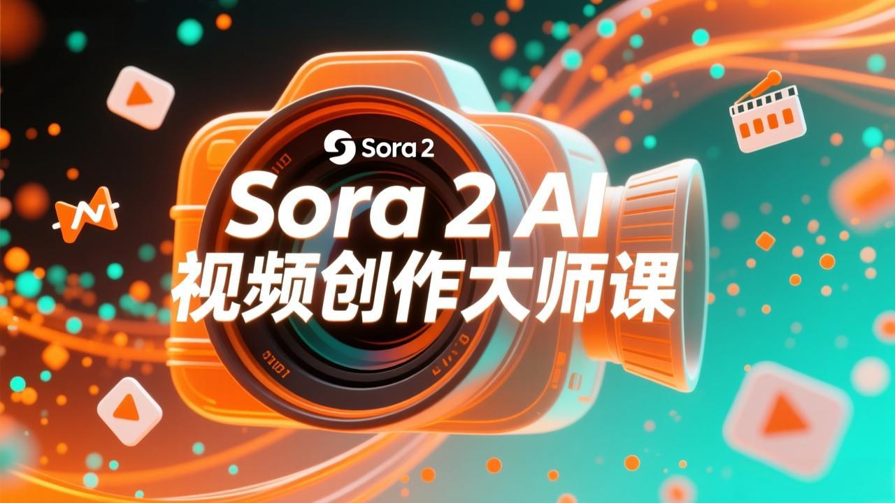 如何利用Sora 2创建流行AI人工智能视频大师班教程：掌握创作全流程，产出百万播放内容-hcnxn