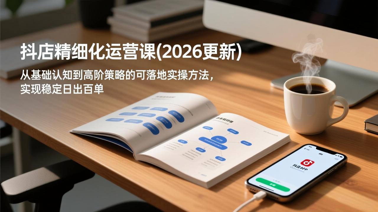 抖店精细化运营课(2026更新-hcnxn