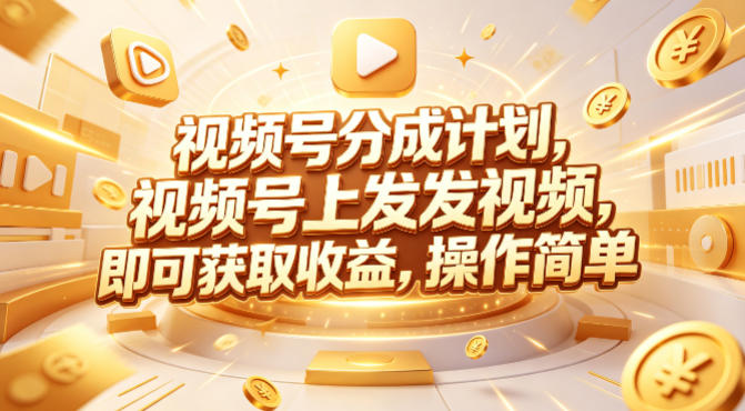 视频号分成计划，599元众筹的Red团队课程，视频号上发发视频，即可获取收益，操作简单-hcnxn