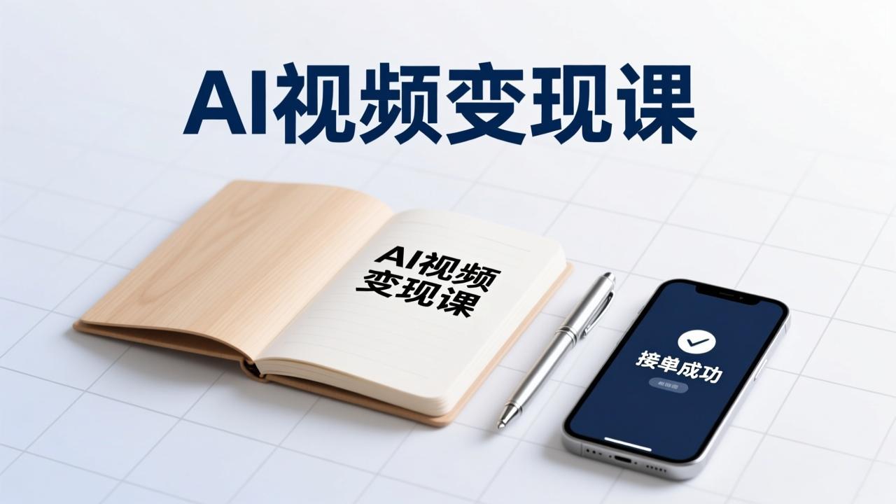 AI视频变现课，学完即可创作短片、接商单，实现副业增收，单项目报价可达千元-hcnxn
