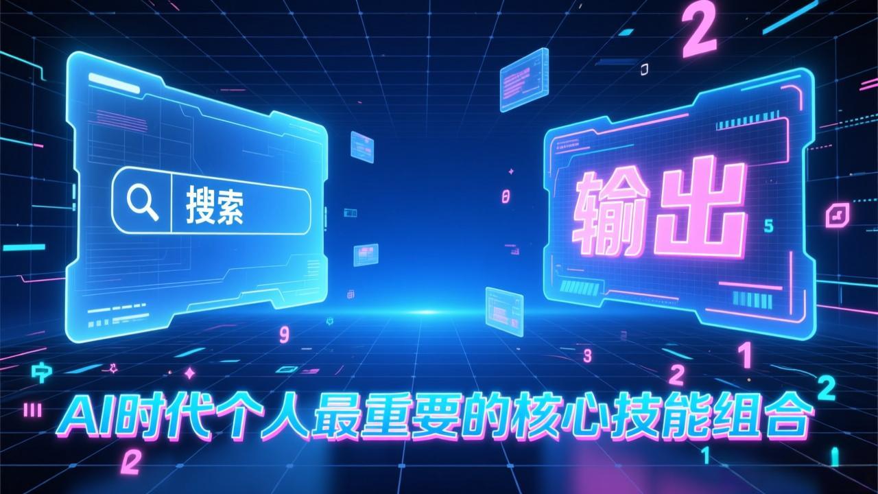 付费文章：AI时代个人最重要的核心技能组合：“输出能力”和“搜索能力”-hcnxn