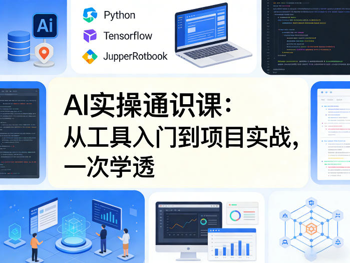 AI实操通识课，从工具入门到项目实战，一次学透-hcnxn