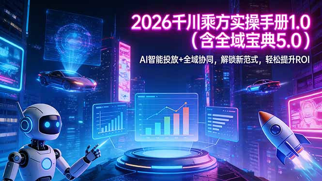 2026 千川乘方实操手册 1.0(含全域宝典 5.0-hcnxn
