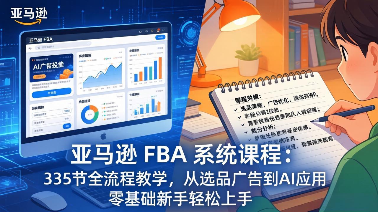 亚马逊 FBA 系统课程(更新26年3月-hcnxn