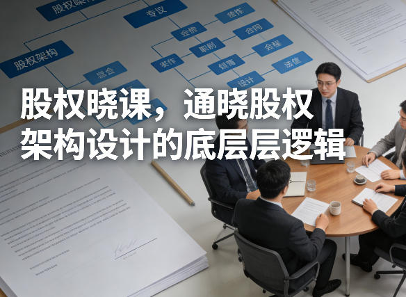 股权晓课，通晓股权架构设计的底层逻辑-hcnxn