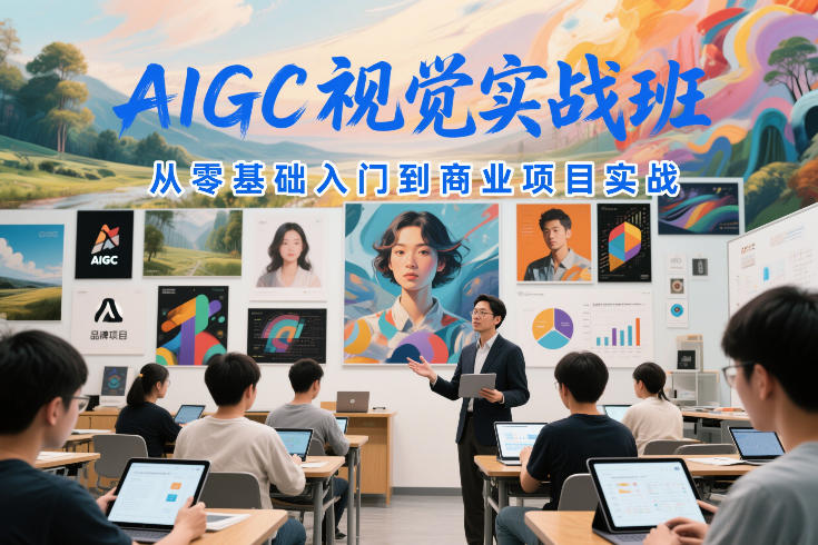 AIGC视觉实战班，从零基础入门到商业项目实战-hcnxn