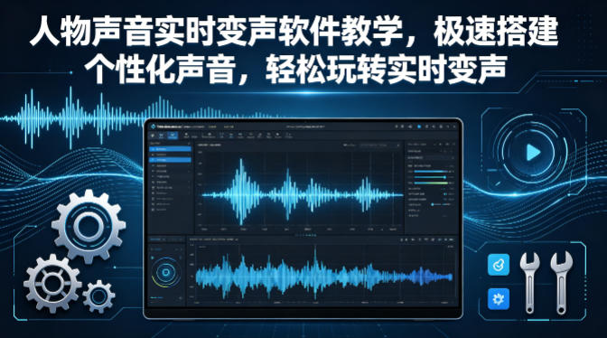 人物声音实时变声软件教学，极速搭建个性化声音，轻松玩转实时变声-hcnxn