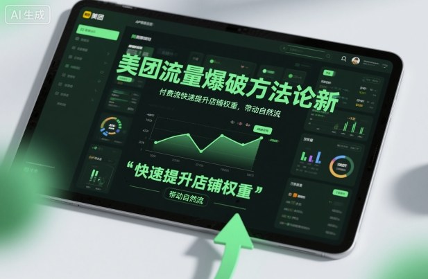 美团流量爆破方法论，付费流快速提升店铺权重，带动自然流-hcnxn