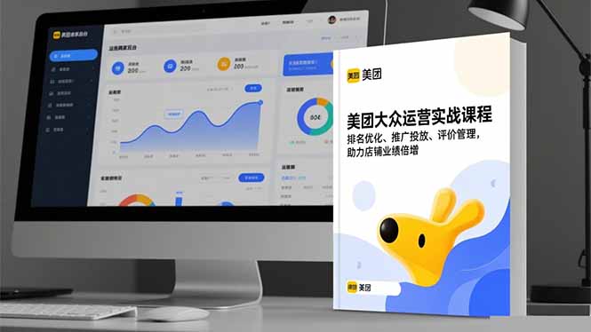 美团大众运营实战课程，排名优化、推广投放、评价管理，助力店铺业绩倍增-hcnxn