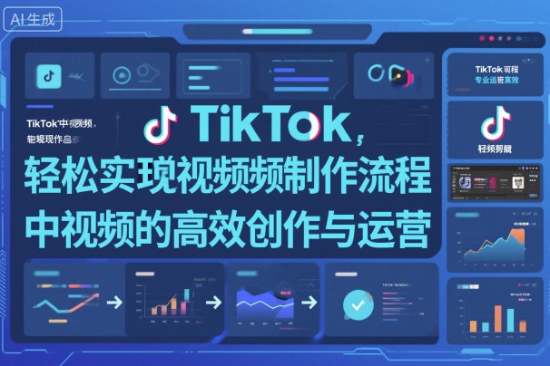 TikTok中视频制做流程，轻松实现Tk中视频的高效创作与运营-hcnxn