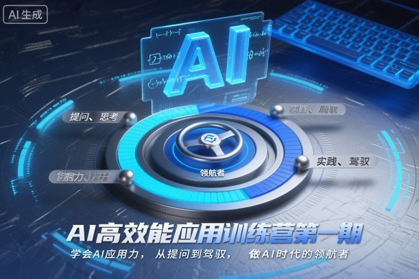 AI高效能应用训练营第一期，学会AI应用力，从提问到驾驭，做AI时代的领航者-hcnxn